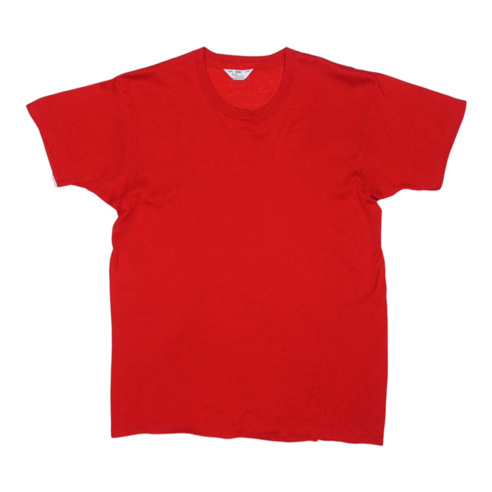 Shirt 1970s Red Blank (1 of 4)