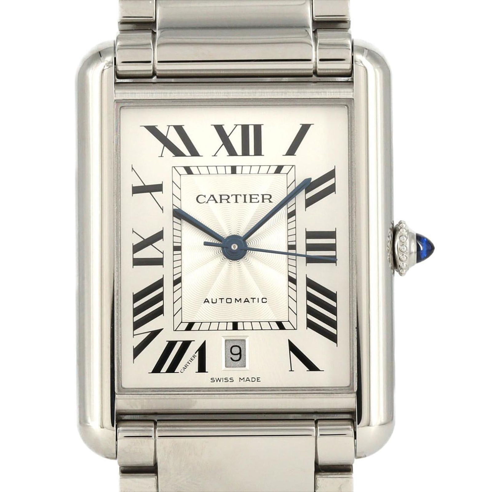 Wristwatch Cartier: Wristwatch Cartier This listing features Wristwatch Cartier. Item specifics are provided below. Item Specifics: Brand: Cartier Type: Wristwatch Gender: Men Material (Case): Stainless Steel Material (B