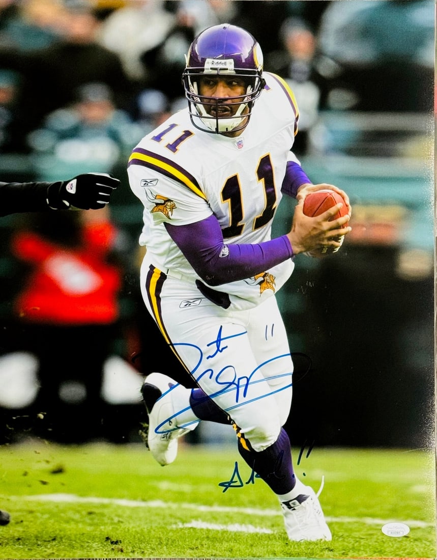 (JSA) Daunte Culpepper Autographed 16x20 Football Photo (1 of 1)