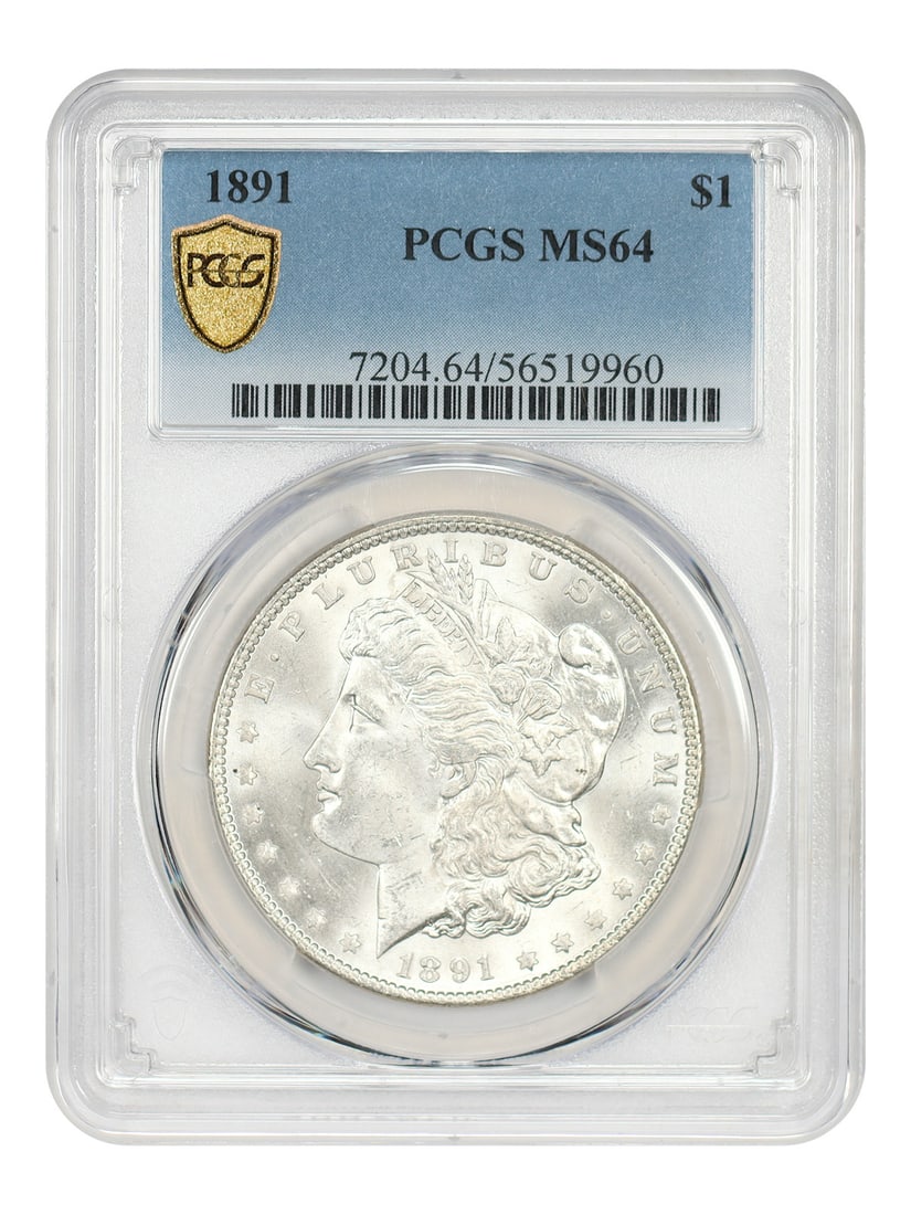 Morgan Dollar - 1891 $1 PCGS MS64 (1 of 4)