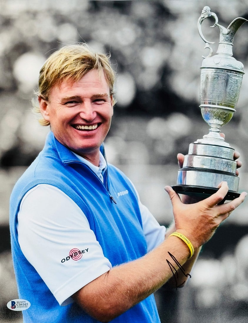 (Beckett) Ernie Els Autographed 11x14 Golf Photo: (Beckett) Ernie Els Autographed 11x14 Golf Photo This listing features (Beckett) Ernie Els Autographed 11x14 Golf Photo. Item specifics are provided below. Item Specifics: Brand: Beckett Ernie Els Aut