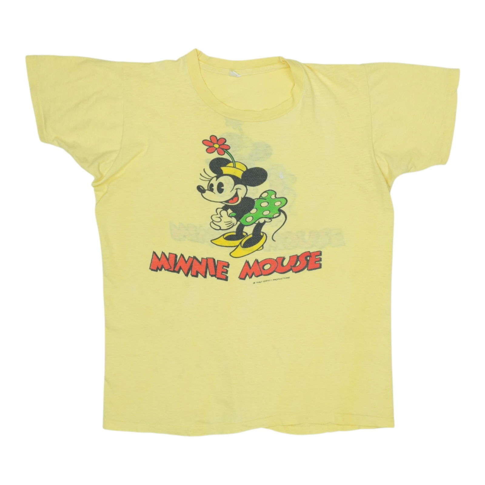 Shirt 1970s Disney Minnie Mouse: Shirt 1970s Disney Minnie Mouse This listing features Shirt 1970s Disney Minnie Mouse. Item specifics are provided below. Item Specifics: Size: Unreadable Tag Size: Unreadable Material: 100% Cotton Co