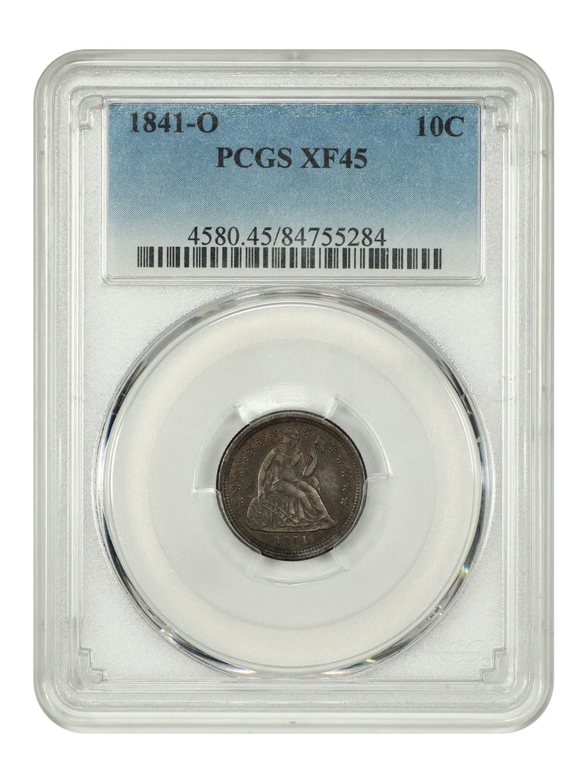 Liberty Seated Dime - 1841-O 10C PCGS XF45 (1 of 4)