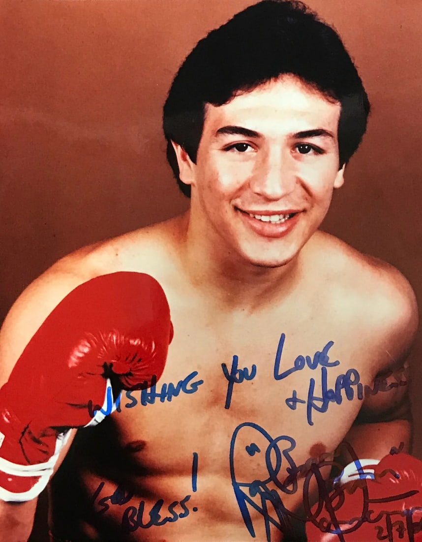 Photo Ray Boom Mancini Autographed 8x10 Boxing (1 of 1)