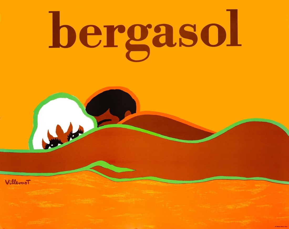 Poster Bergasol By Villemot Original 1976 Italian Beach: Poster Bergasol By Villemot Original 1976 Italian Beach This listing features Poster Bergasol By Villemot Original 1976 Italian Beach. Item specifics are provided below. Item Specifics: Country Of Ori