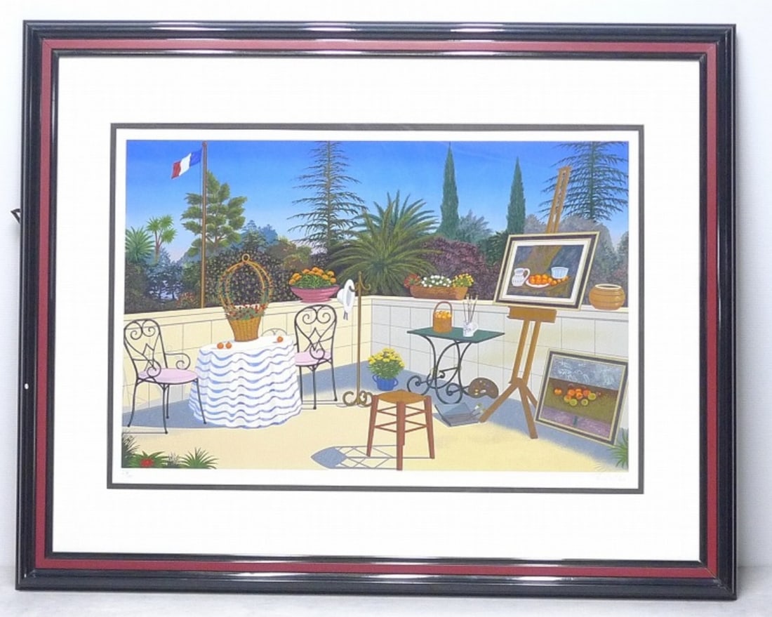 Czanne's studio Original Serigraph Print Signed Framed - Fanch Ledan (France): Czanne's studio Original Serigraph Print Signed Framed - Fanch Ledan (France) This listing features Czanne's studio Original Serigraph Print Signed Framed - Fanch Ledan (France). Item specifics are pr