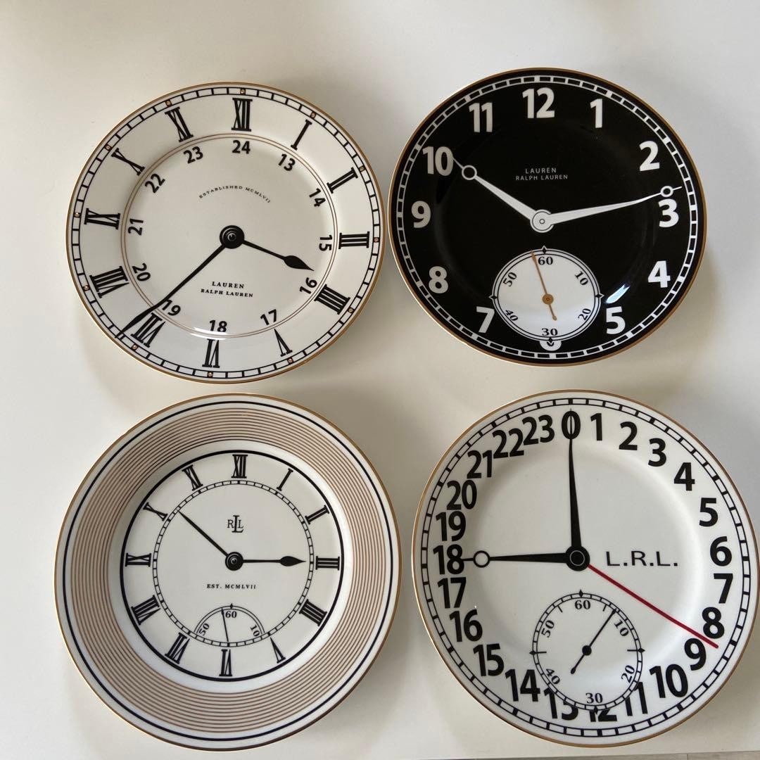 Plate Ralph Lauren Wedgwood Pocketwatch Charger Plate 9.1in Set Of 4 Collectible: Plate Ralph Lauren Wedgwood Pocketwatch Charger Plate 9.1in Set Of 4 Collectible This listing features Plate Ralph Lauren Wedgwood Pocketwatch Charger Plate 9.1in Set Of 4 Collectible. Item specifics