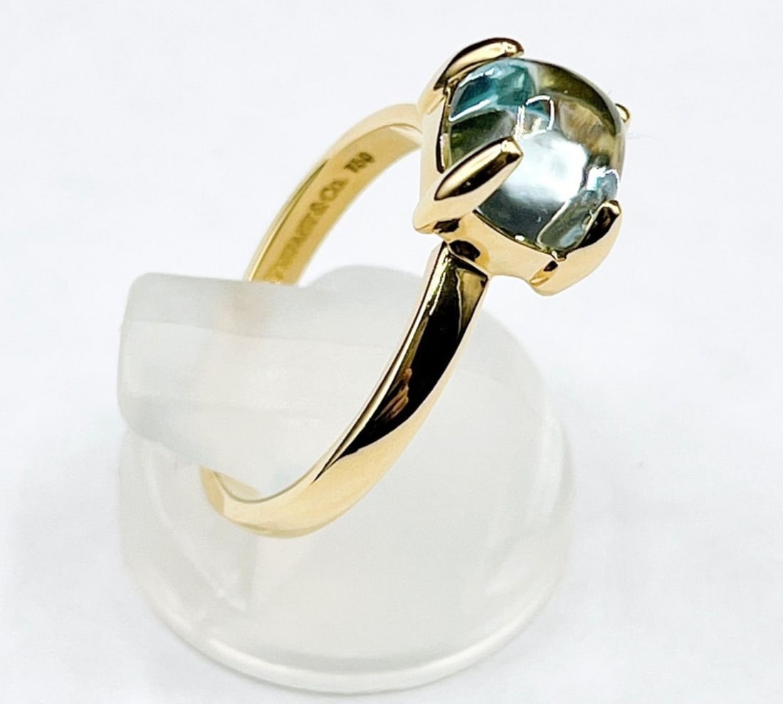 6.25 Tiffany & Co. Paloma Picasso Blue Topaz Sugar Stack 18k Yellow Gold Ring US: 6.25 Tiffany & Co. Paloma Picasso Blue Topaz Sugar Stack 18k Yellow Gold Ring US This listing features 6.25 Tiffany & Co. Paloma Picasso Blue Topaz Sugar Stack 18k Yellow Gold Ring US. Item specifics