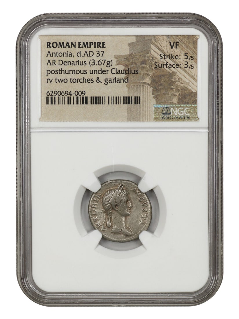 Claudius) Ancient Roman: Antonia (AD 37) AR Denarius NGC VF (Under: Claudius) Ancient Roman: Antonia (AD 37) AR Denarius NGC VF (Under This listing features Claudius) Ancient Roman: Antonia (AD 37) AR Denarius NGC VF (Under. Item specifics are provided below. Item Spe