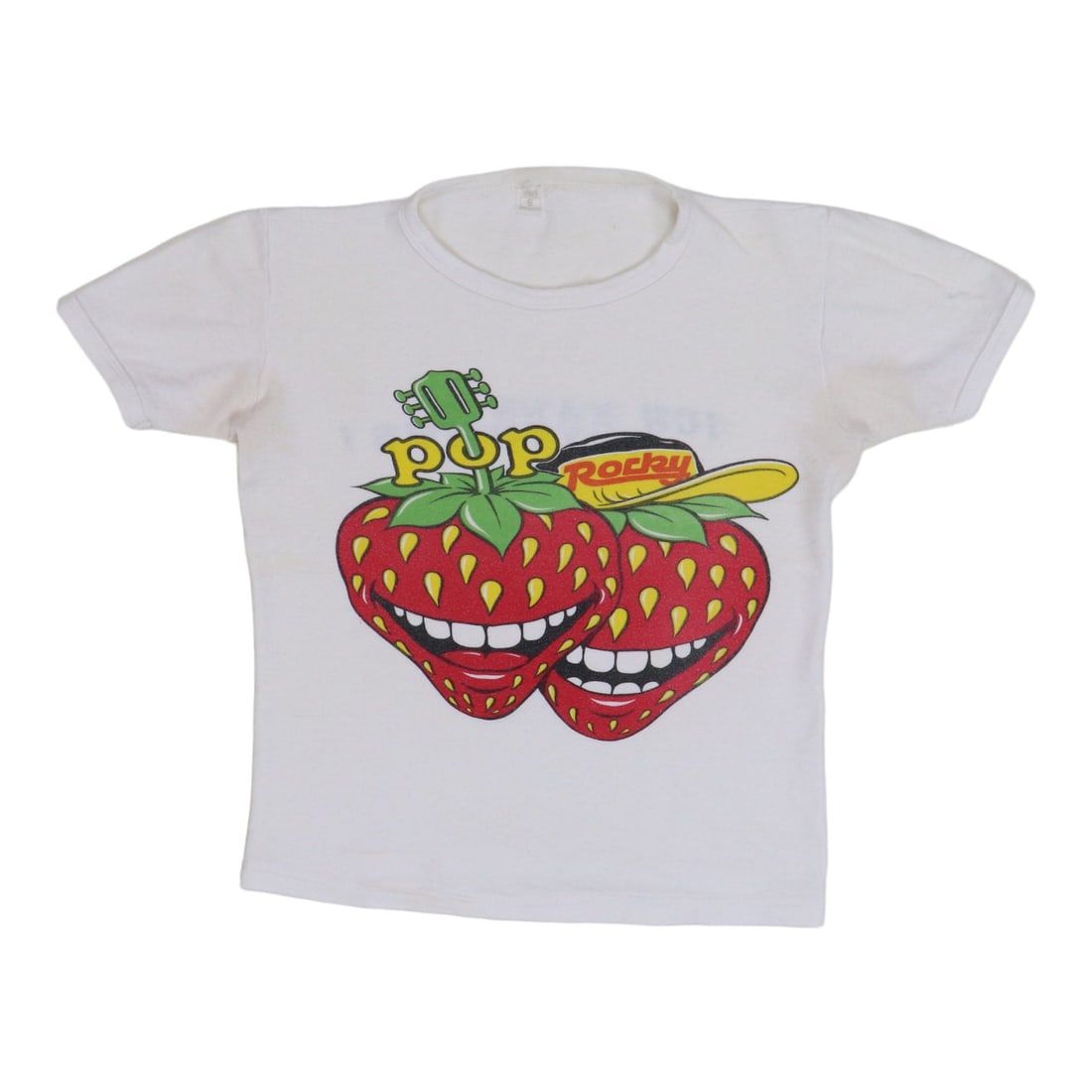 Shirt 1970s Pop Rocky Magazine: Shirt 1970s Pop Rocky Magazine This listing features Shirt 1970s Pop Rocky Magazine. Item specifics are provided below. Item Specifics: Size: 18" Era: 1970s Color: White Material: 100% Cotton Tag Size