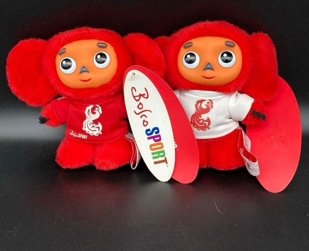 Rare Cheburashka Olympics Red Plush Toy Doll Set 2008 Small Size Used: Rare Cheburashka Olympics Red Plush Toy Doll Set 2008 Small Size Used This listing features Rare Cheburashka Olympics Red Plush Toy Doll Set 2008 Small Size Used. Item specifics are provided below. It