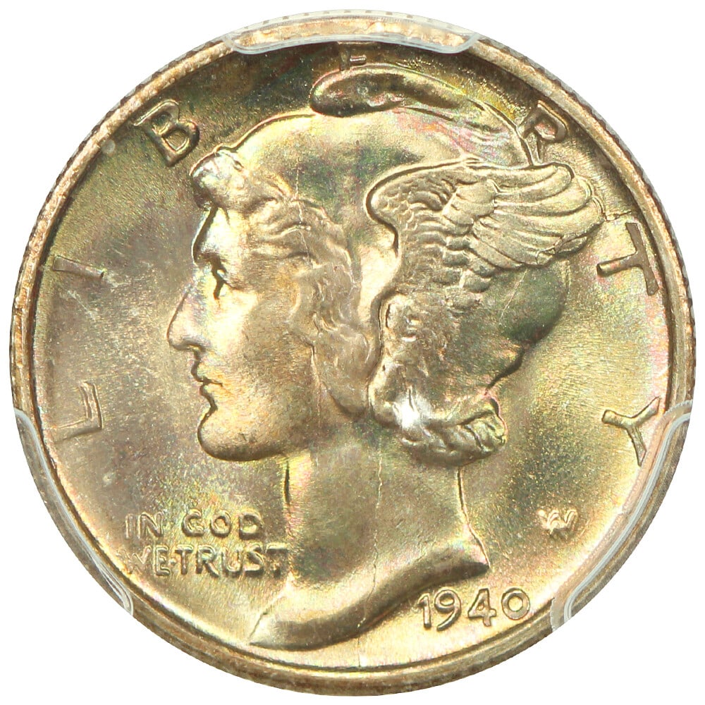 MS68 1940-S 10C PCGS - 3