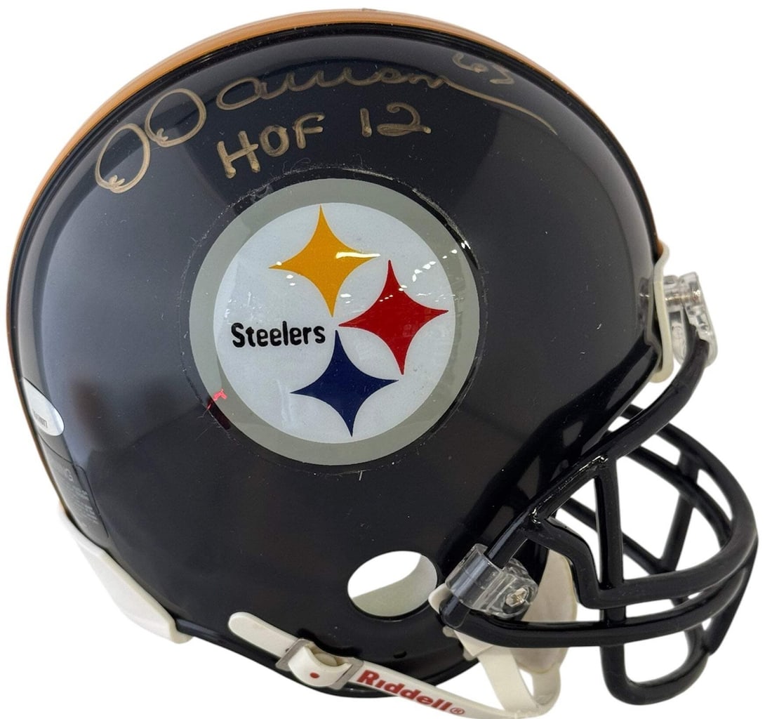 (TriStar) Dermontti Dawson Autographed Steelers Mini Helmet: (TriStar) Dermontti Dawson Autographed Steelers Mini Helmet This listing features (TriStar) Dermontti Dawson Autographed Steelers Mini Helmet. Item specifics are provided below. Item Specifics: Brand: