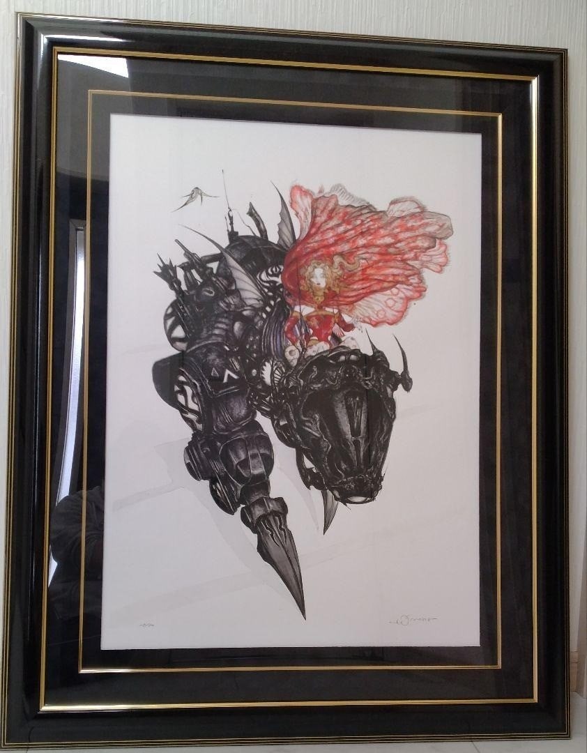 Collectible Yoshitaka Amano Print Armor II Giclee Lithograph Framed ED80 COA: Collectible Yoshitaka Amano Print Armor II Giclee Lithograph Framed ED80 COA This listing features Collectible Yoshitaka Amano Print Armor II Giclee Lithograph Framed ED80 COA. Item specifics are prov