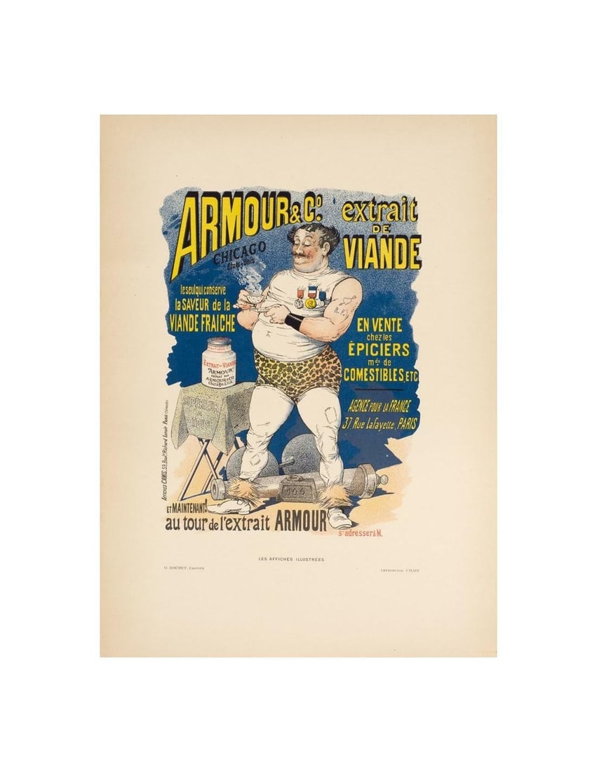 1896 Original Vintage Poster Armour For Affiches Illustrees: 1896 Original Vintage Poster Armour For Affiches Illustrees This listing features 1896 Original Vintage Poster Armour For Affiches Illustrees. Item specifics are provided below. Item Specifics: Artist