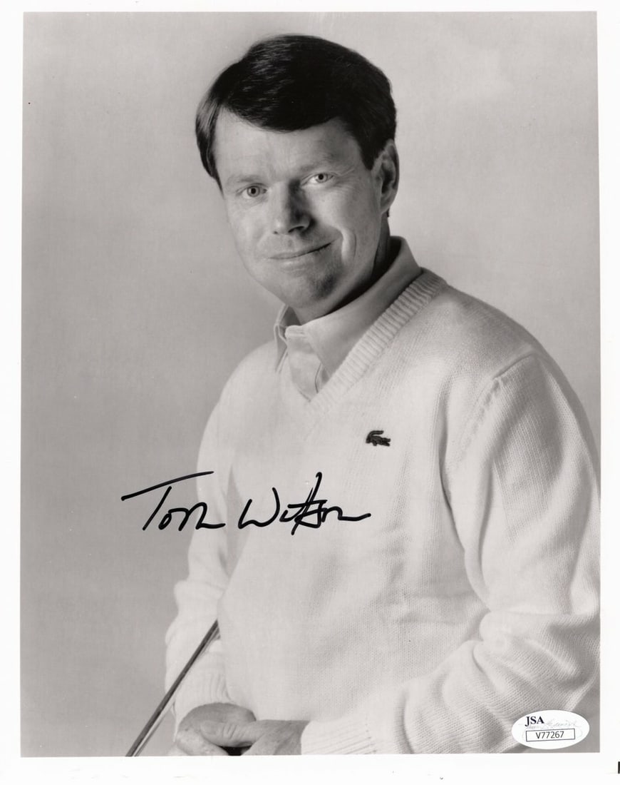136708 Tom Watson Autographed/ Signed Black and White 8x10 Photo JSA: 136708 Tom Watson Autographed/ Signed Black and White 8x10 Photo JSA This listing features 136708 Tom Watson Autographed/ Signed Black and White 8x10 Photo JSA. Item specifics are provided below. Item