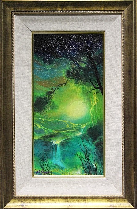 Box Dale Terbush Emerald Moon Original Oil Painting Signed With yellow pouch: Box Dale Terbush Emerald Moon Original Oil Painting Signed With yellow pouch This listing features Box Dale Terbush Emerald Moon Original Oil Painting Signed With yellow pouch. Item specifics are prov