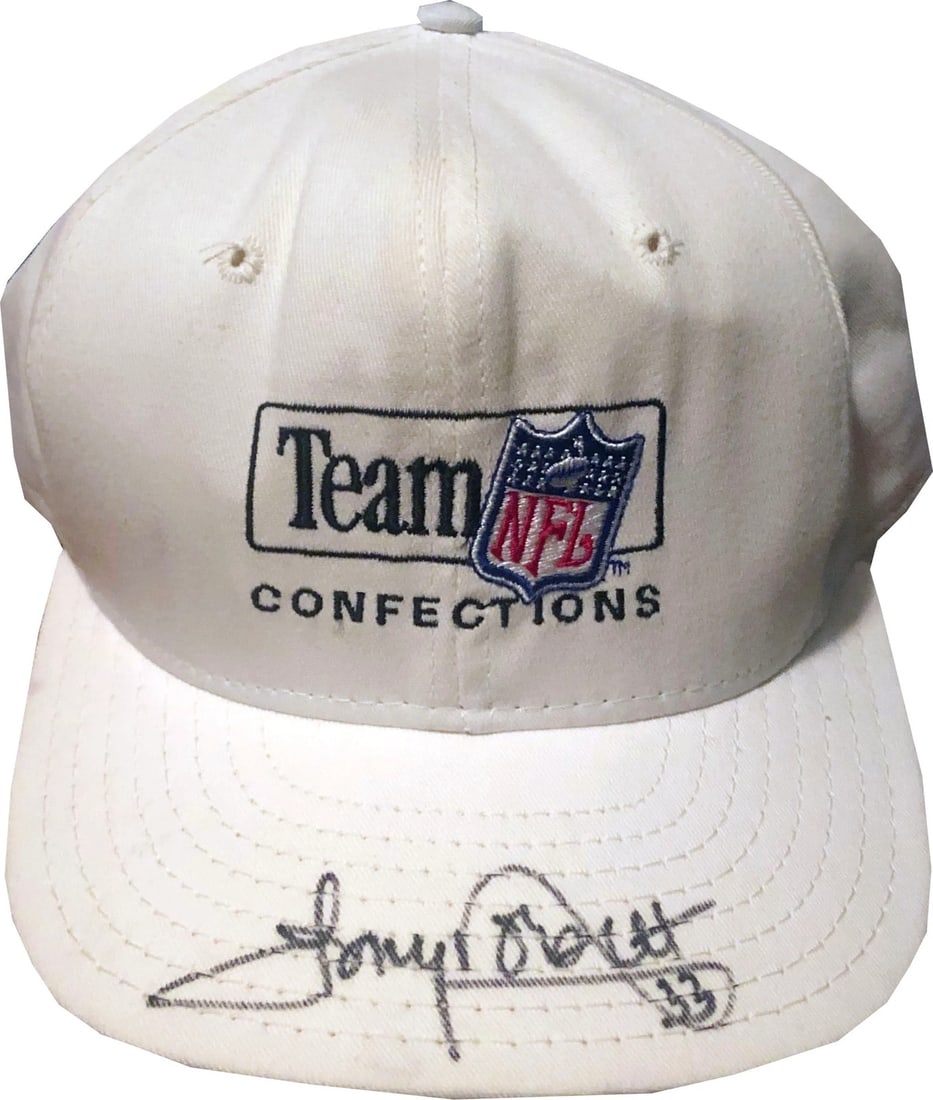 (JSA) Tony Dorsett Autographed Team NFL Confections Hat: (JSA) Tony Dorsett Autographed Team NFL Confections Hat This listing features (JSA) Tony Dorsett Autographed Team NFL Confections Hat. Item specifics are provided below. Item Specifics: Brand: James S