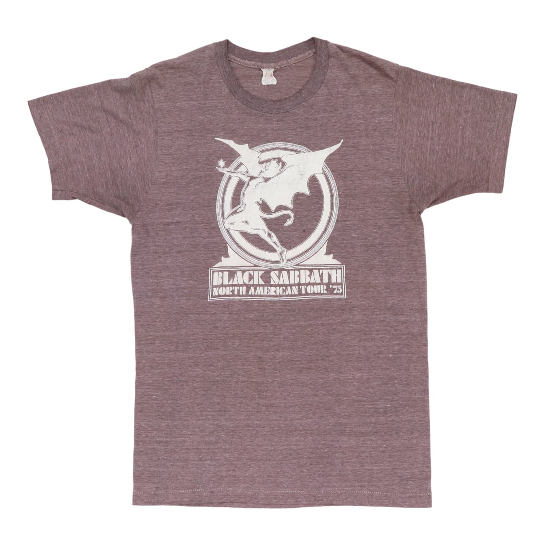 Shirt 1975 Black Sabbath Tour: Shirt 1975 Black Sabbath Tour This listing features Shirt 1975 Black Sabbath Tour. Item specifics are provided below. Item Specifics: Size: Large Era: 1970s Color: Black Material: 50/50 Poly/Cotton Ta