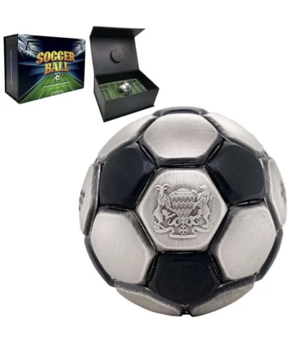 COIN 2022 WORLD CUP SOCCER BALL 30 GRAMS .999 FINE COLLECTIBLE SPHERICAL (1 of 5)