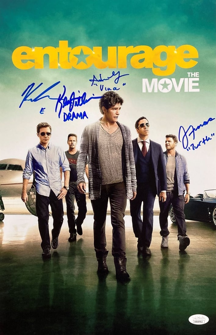 4999 Entourage Cast Signed 11x17 Entourage Photo Adrien Grenier & Others JSA ITP: 4999 Entourage Cast Signed 11x17 Entourage Photo Adrien Grenier & Others JSA ITP This listing features 4999 Entourage Cast Signed 11x17 Entourage Photo Adrien Grenier & Others JSA ITP. Item specifics