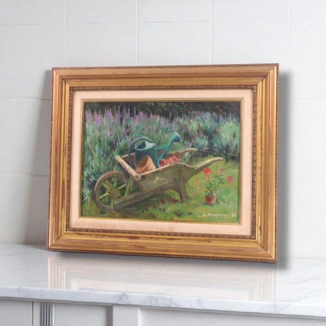 Painting Georges mile Delplanque Afternoon in a Flowering Garden 1974 Oil: Painting Georges mile Delplanque Afternoon in a Flowering Garden 1974 Oil This listing features Painting Georges mile Delplanque Afternoon in a Flowering Garden 1974 Oil. Item specifics are provided b