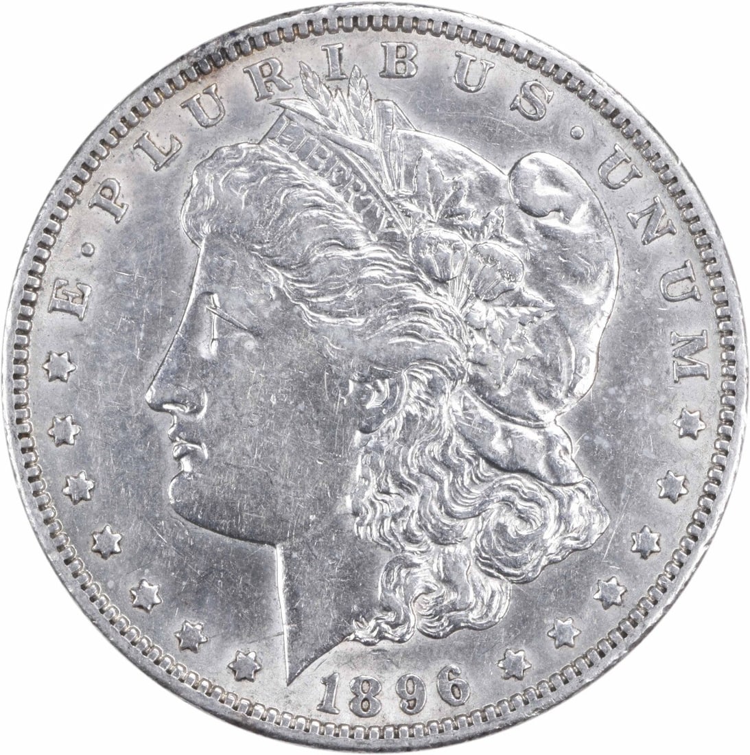 Uncertified 1896-O Morgan Silver Dollar AU (1 of 2)