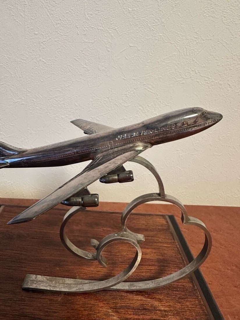 JAL Rare Japan Airlines 20th Anniversary Silver Aircraft Airplane Model 1971: JAL Rare Japan Airlines 20th Anniversary Silver Aircraft Airplane Model 1971 This listing features JAL Rare Japan Airlines 20th Anniversary Silver Aircraft Airplane Model 1971. Item specifics are prov