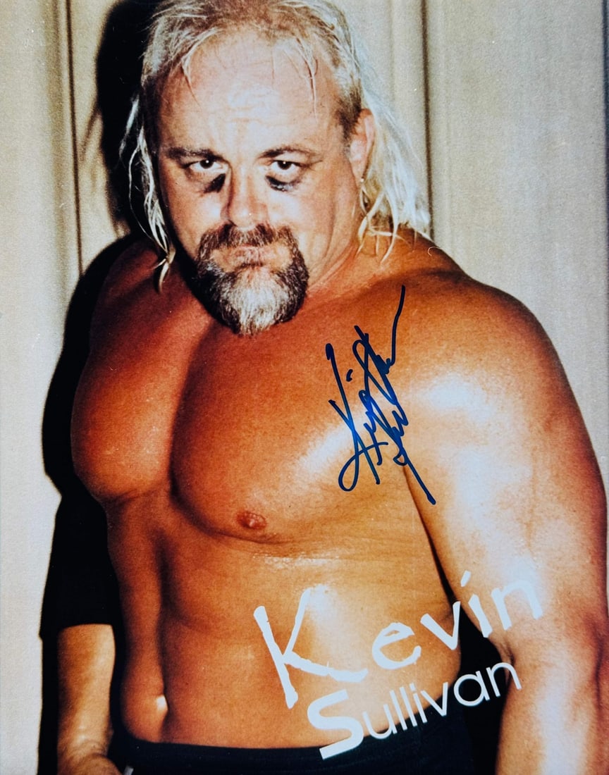 Photo Kevin Sullivan Autographed 8x10 Wrestling: Photo Kevin Sullivan Autographed 8x10 Wrestling This listing features Photo Kevin Sullivan Autographed 8x10 Wrestling. Item specifics are provided below. Item Specifics: Kevin Sullivan Autographed 8x1