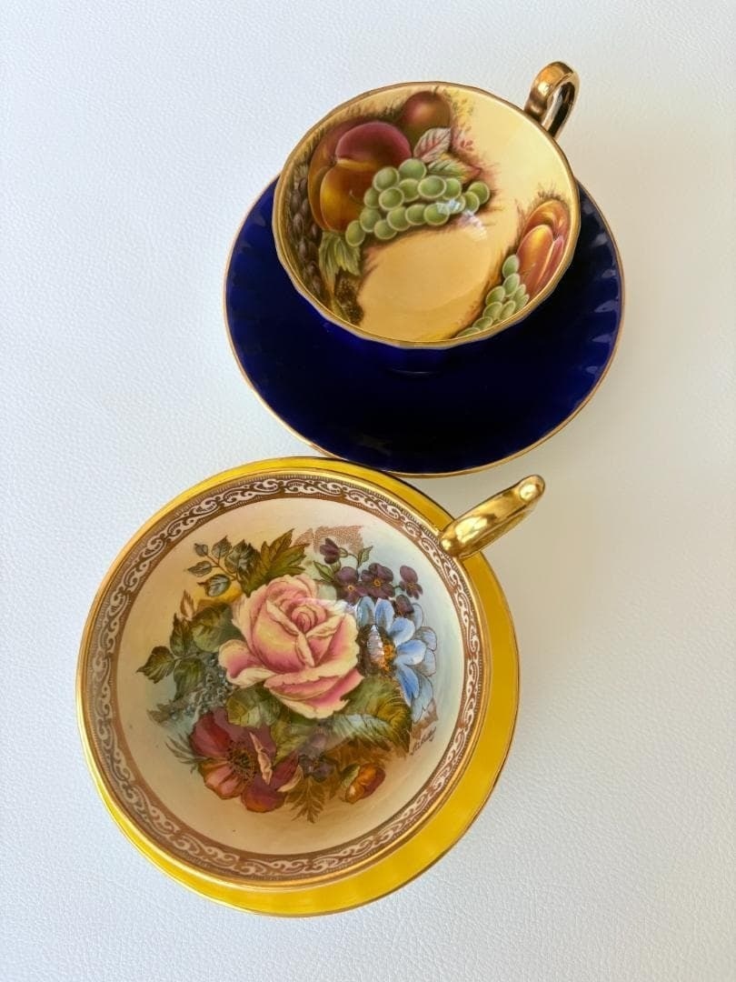 Antique Aynsley cup F.A.Bailey Cup Saucer Set Of 2 Bone ChinaHandpainted England: Antique Aynsley cup F.A.Bailey Cup Saucer Set Of 2 Bone ChinaHandpainted England This listing features Antique Aynsley cup F.A.Bailey Cup Saucer Set Of 2 Bone ChinaHandpainted England. Item specifics