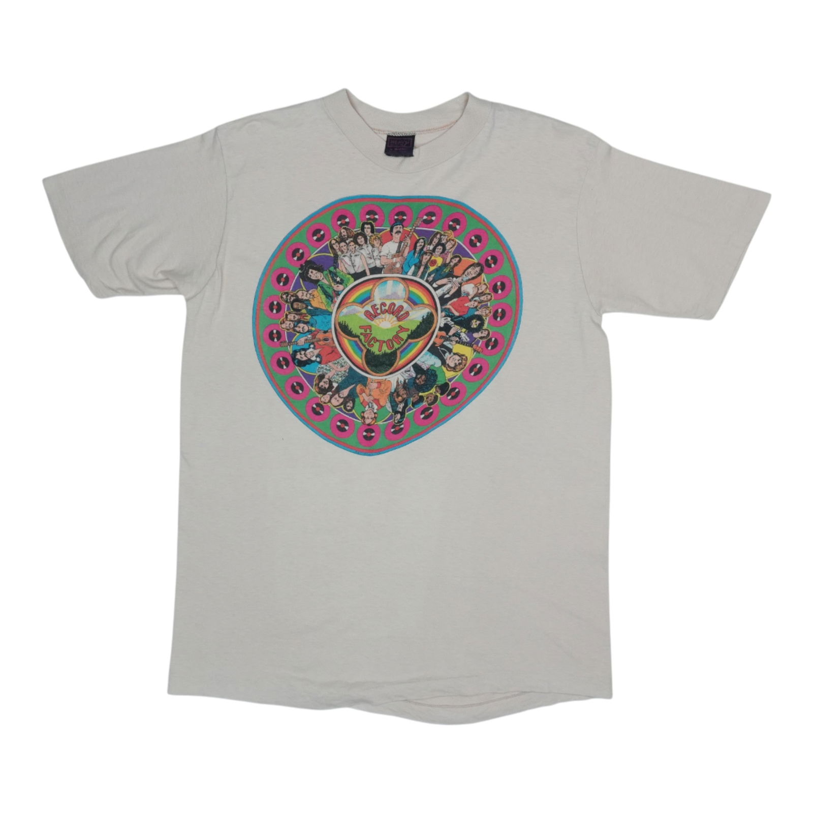 Shirt 1978 Record Factory: Shirt 1978 Record Factory This listing features Shirt 1978 Record Factory. Item specifics are provided below. Item Specifics: Size: Extra Large Tag Size: Extra Large Material: 100% Cotton Color: Tan E