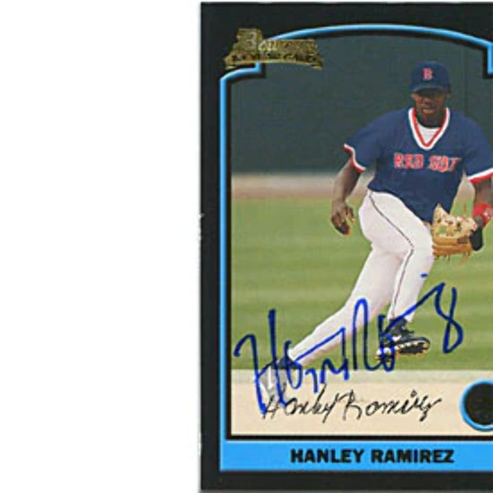 Card Hanley Ramirez Autographed/ Signed 2003 Bowman 1st Year (1 of 1)