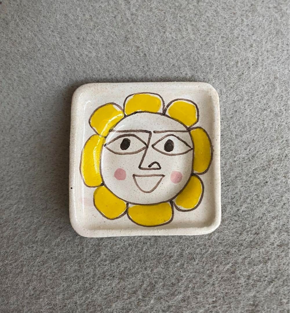 2.6in DeSimone Small Plates Sun Design Square Dish Hand Painted Ceramic 2.6in x: 2.6in DeSimone Small Plates Sun Design Square Dish Hand Painted Ceramic 2.6in x This listing features 2.6in DeSimone Small Plates Sun Design Square Dish Hand Painted Ceramic 2.6in x. Item specifics ar