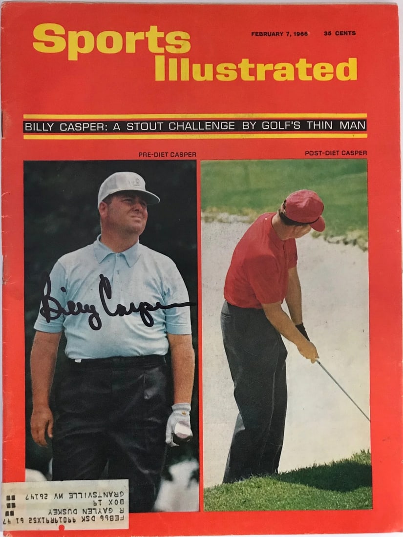 February 7 1966 - Billy Casper Autographed Sports Illustrated: February 7 1966 - Billy Casper Autographed Sports Illustrated This listing features February 7 1966 - Billy Casper Autographed Sports Illustrated. Item specifics are provided below. Item Specifics: Bi