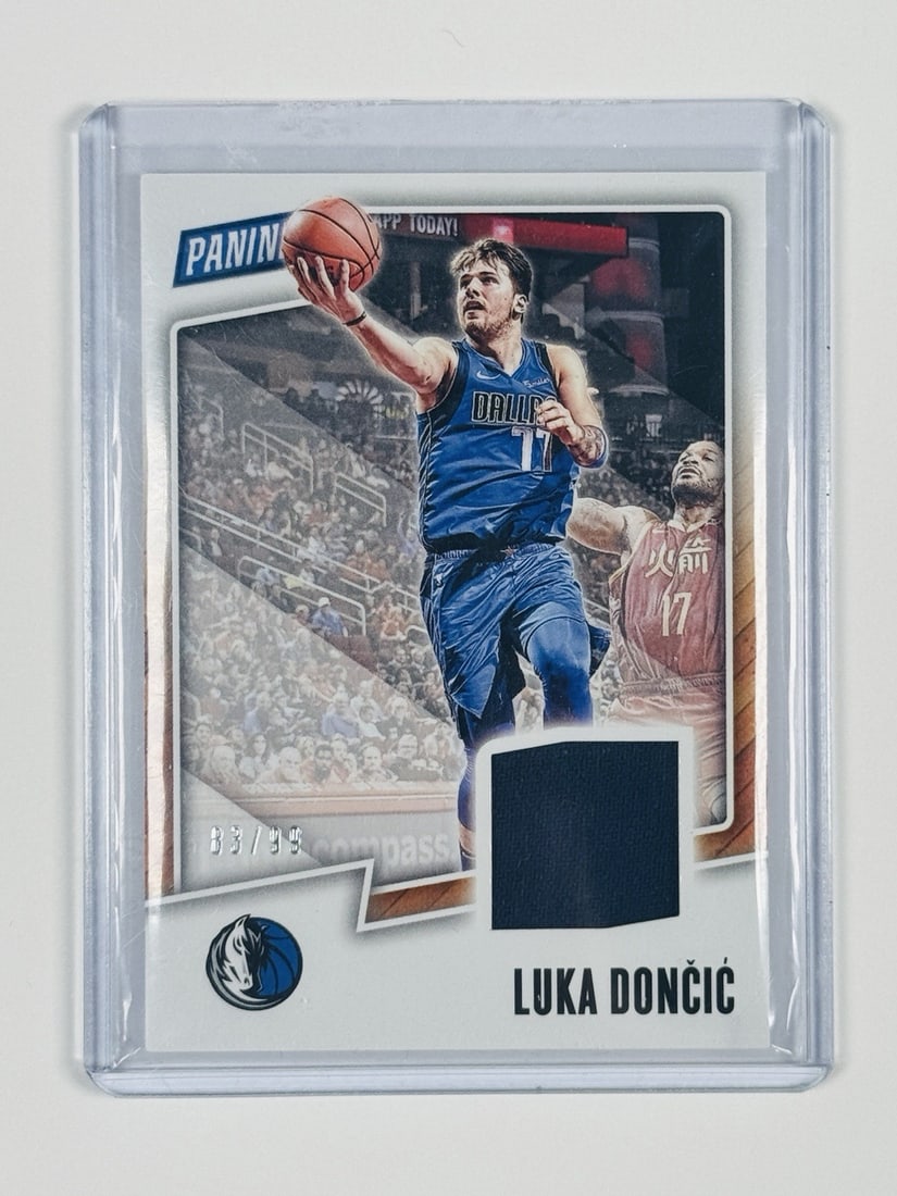 99 2018-19 PANINI FATHERS DAY LUKA DONCIC #LD PLAYER WORN PATCH/ (1 of 2)