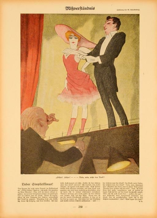 Original Simplicissimus 1913 By Schnackenberg Opera Singers On Linen: Original Simplicissimus 1913 By Schnackenberg Opera Singers On Linen This listing features Original Simplicissimus 1913 By Schnackenberg Opera Singers On Linen. Item specifics are provided below. 