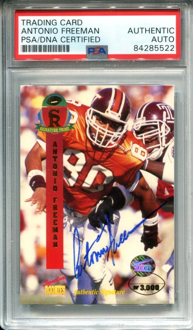 (PSA) Antonio Freeman Autographed 1995 Signature Rookies Rookie Card (1 of 1)