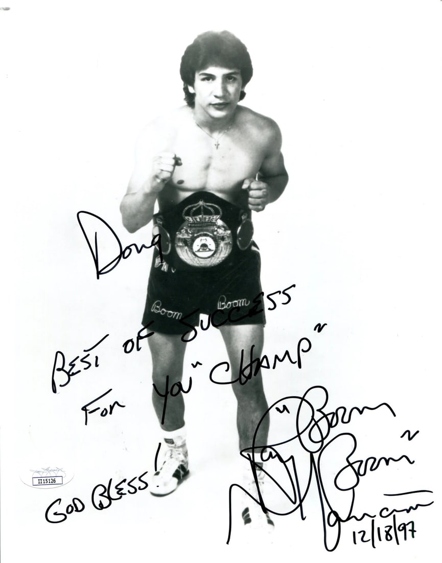 (JSA) Ray Mancini Autographed 8x10 Photo: (JSA) Ray Mancini Autographed 8x10 Photo This listing features (JSA) Ray Mancini Autographed 8x10 Photo. Item specifics are provided below. Item Specifics: Brand: James Spence Authentication (JSA) Ray