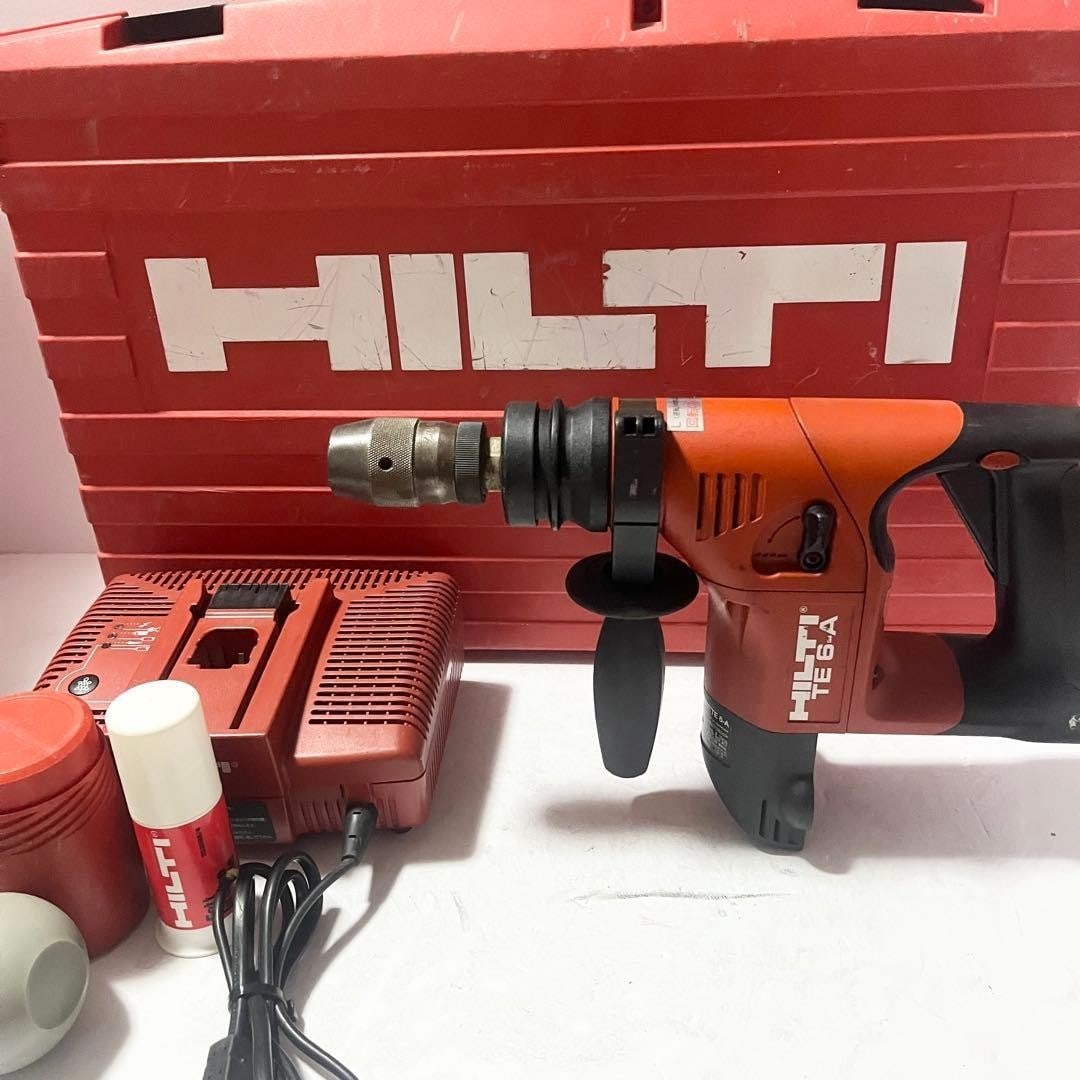 Case Hilti Te6-A Rechargeable Rotary Electric Hammer Drill 36V Main Unit Charger (1 of 15)