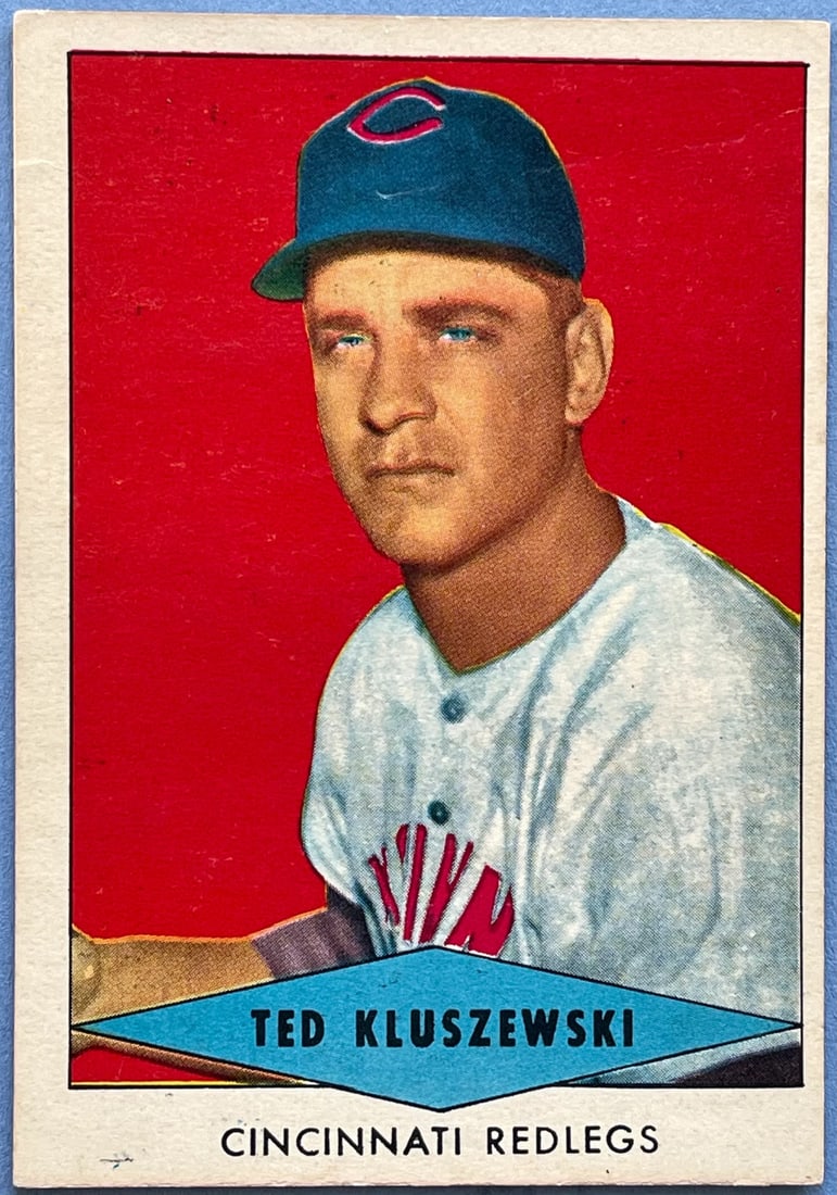Card Ted Kluszewski 1954 Red Heart baseball (1 of 2)