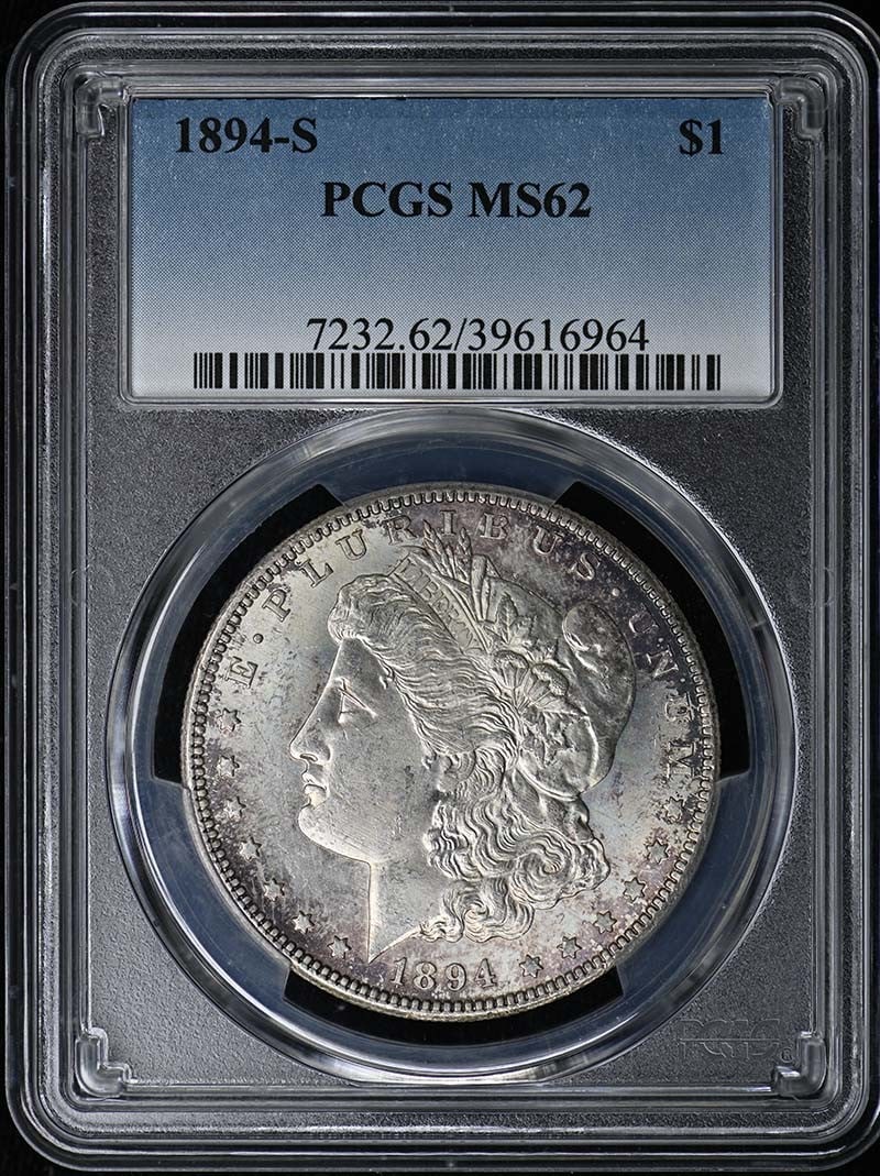 MS62 1894-S $1 Morgan Dollar PCGS (1 of 1)