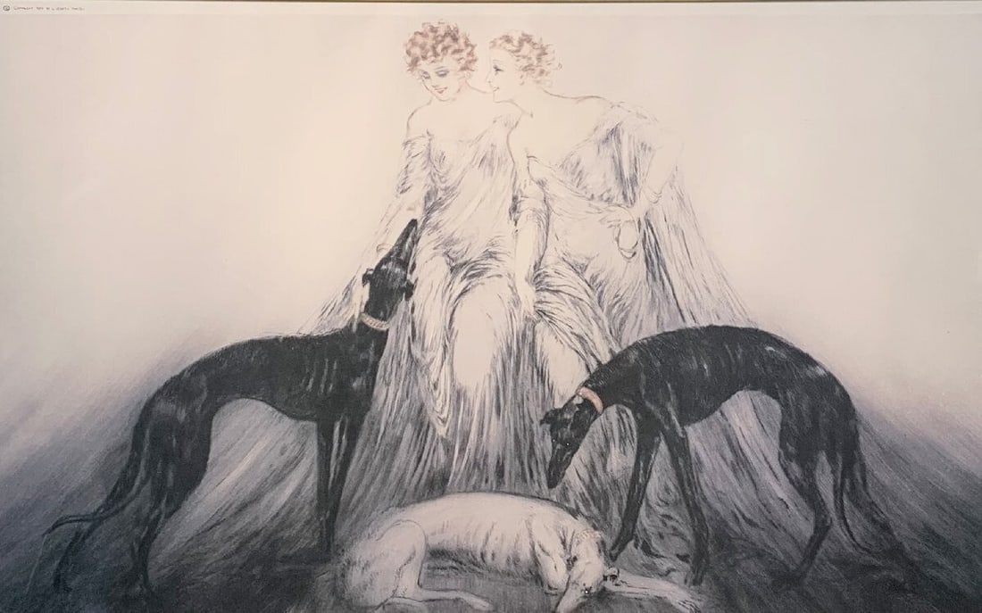 EA Louis Icart Cozing IV Limited Edition Original Art Print Signed Framed: EA Louis Icart Cozing IV Limited Edition Original Art Print Signed Framed This listing features EA Louis Icart Cozing IV Limited Edition Original Art Print Signed Framed. Item specifics are provided b