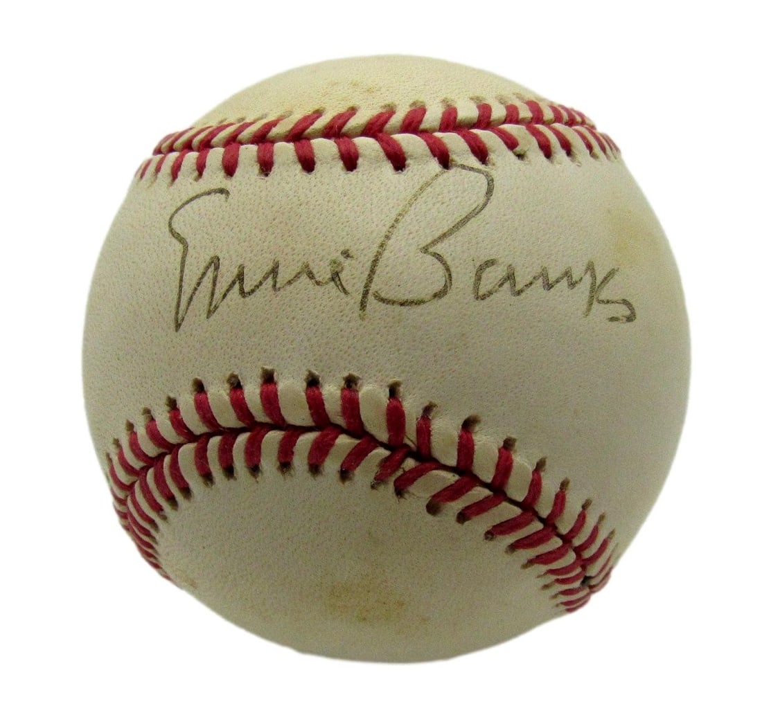 203493 Ernie Banks HOF Signed/ Autographed ONL Baseball Chicago Cubs PSA/ DNA (1 of 4)