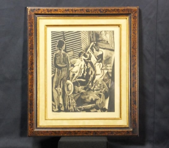Deco Clment Serveau Signed Large Woodcut "Interior with Figures" French Art: Deco Clment Serveau Signed Large Woodcut "Interior with Figures" French Art This listing features Deco Clment Serveau Signed Large Woodcut "Interior with Figures" French Art. Item specifics are provid