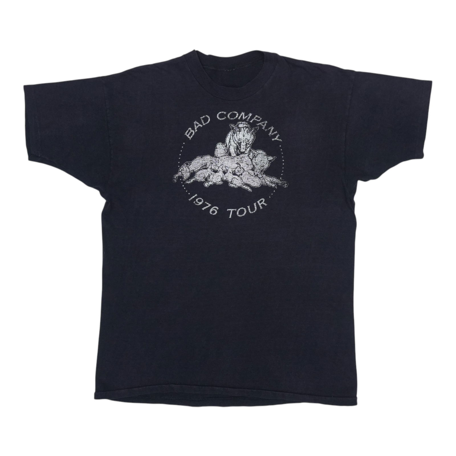 Shirt 1976 Bad Company Tour: Shirt 1976 Bad Company Tour This listing features Shirt 1976 Bad Company Tour. Item specifics are provided below. Item Specifics: Size: No Tag Tag Size: No Tag Material: 100% Cotton Color: Black Era: