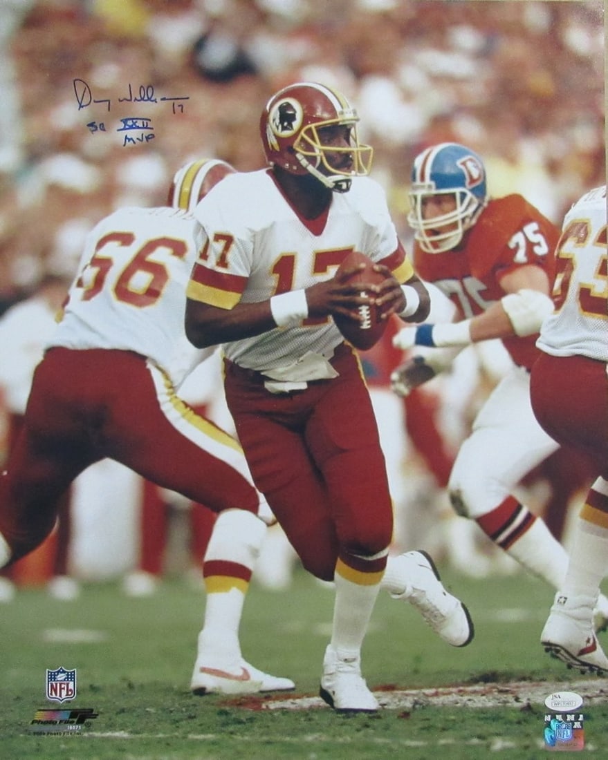 133796 Doug Williams Redskins SB XXII MVP Signed/ Inscribed 16x20 Photo JSA: 133796 Doug Williams Redskins SB XXII MVP Signed/ Inscribed 16x20 Photo JSA This listing features 133796 Doug Williams Redskins SB XXII MVP Signed/ Inscribed 16x20 Photo JSA. Item specifics are provid