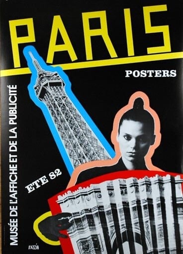1982 Paris Posters 1982 Original 1St Printing In Serigraphy Razzia (1 of 1)