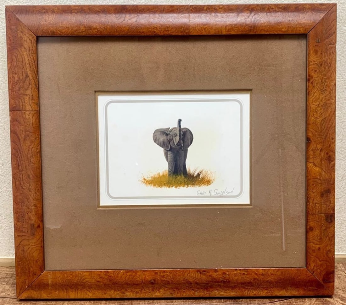 Hawaii Gary R. Swanson Elephant Original Acrylic Painting Signed Wildlife Art: Hawaii Gary R. Swanson Elephant Original Acrylic Painting Signed Wildlife Art This listing features Hawaii Gary R. Swanson Elephant Original Acrylic Painting Signed Wildlife Art. Item specifics are pr