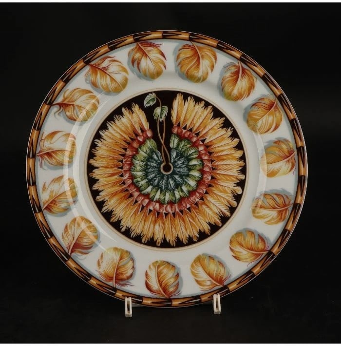 8in Hermes Patchwork Plate Dessert Brazil Tableware Dish Ornament New: 8in Hermes Patchwork Plate Dessert Brazil Tableware Dish Ornament New This listing features 8in Hermes Patchwork Plate Dessert Brazil Tableware Dish Ornament New. Item specifics are provided below. It