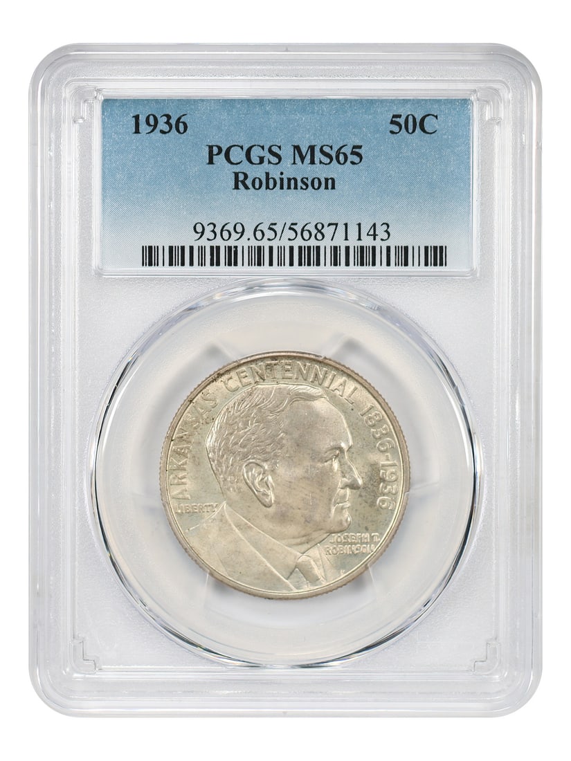 Classic Silver Commemorative - 1936 50C Robinson PCGS MS65 (1 of 4)